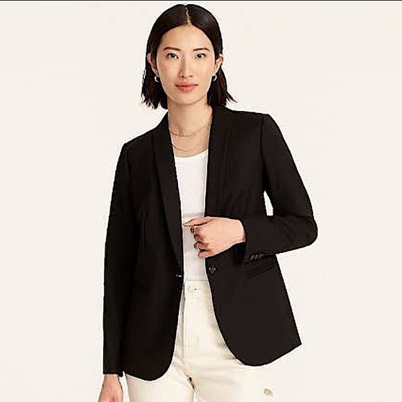 NWT J.Crew Parke Blazer in Bi-Stretch Cotton